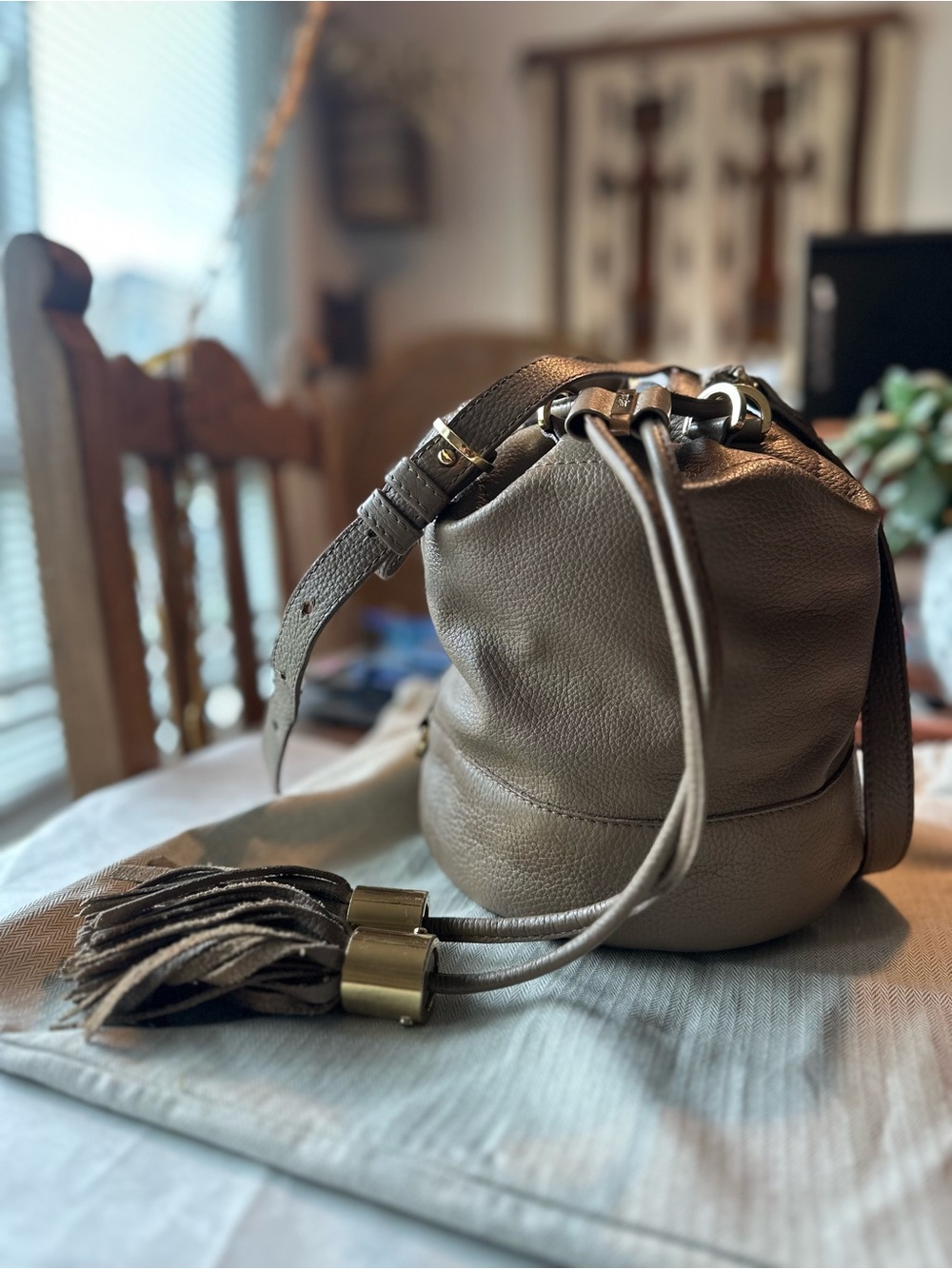 See by Chloé Vicki tassel bucket bag